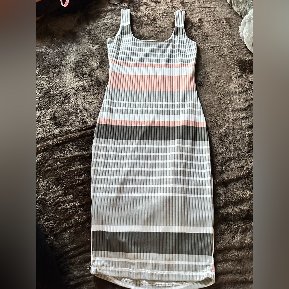 Stripped Maxi Dress